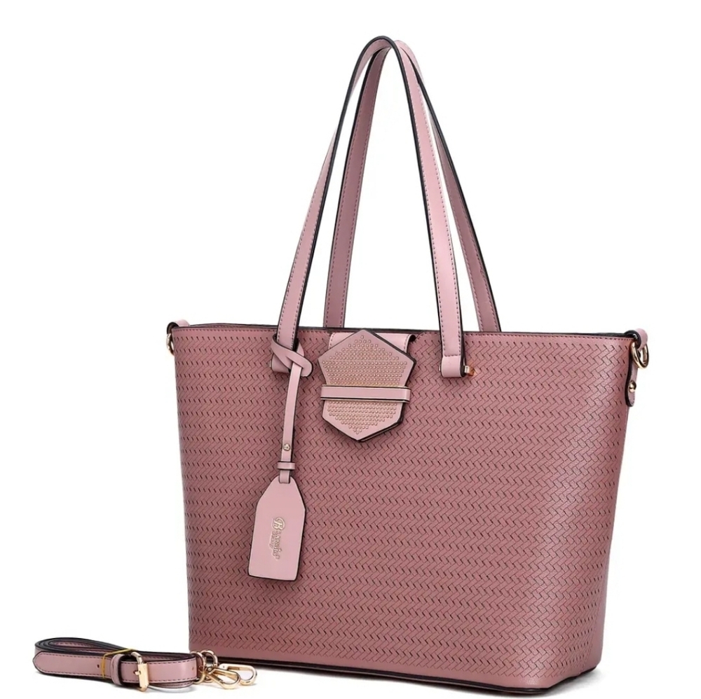 Beverly Hills Polo Club Black Tote with Wallet